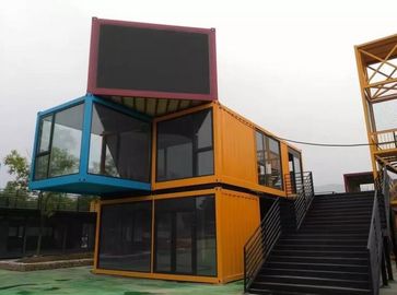 Light Metal Sandwich Panel Container House For  Workers Office House